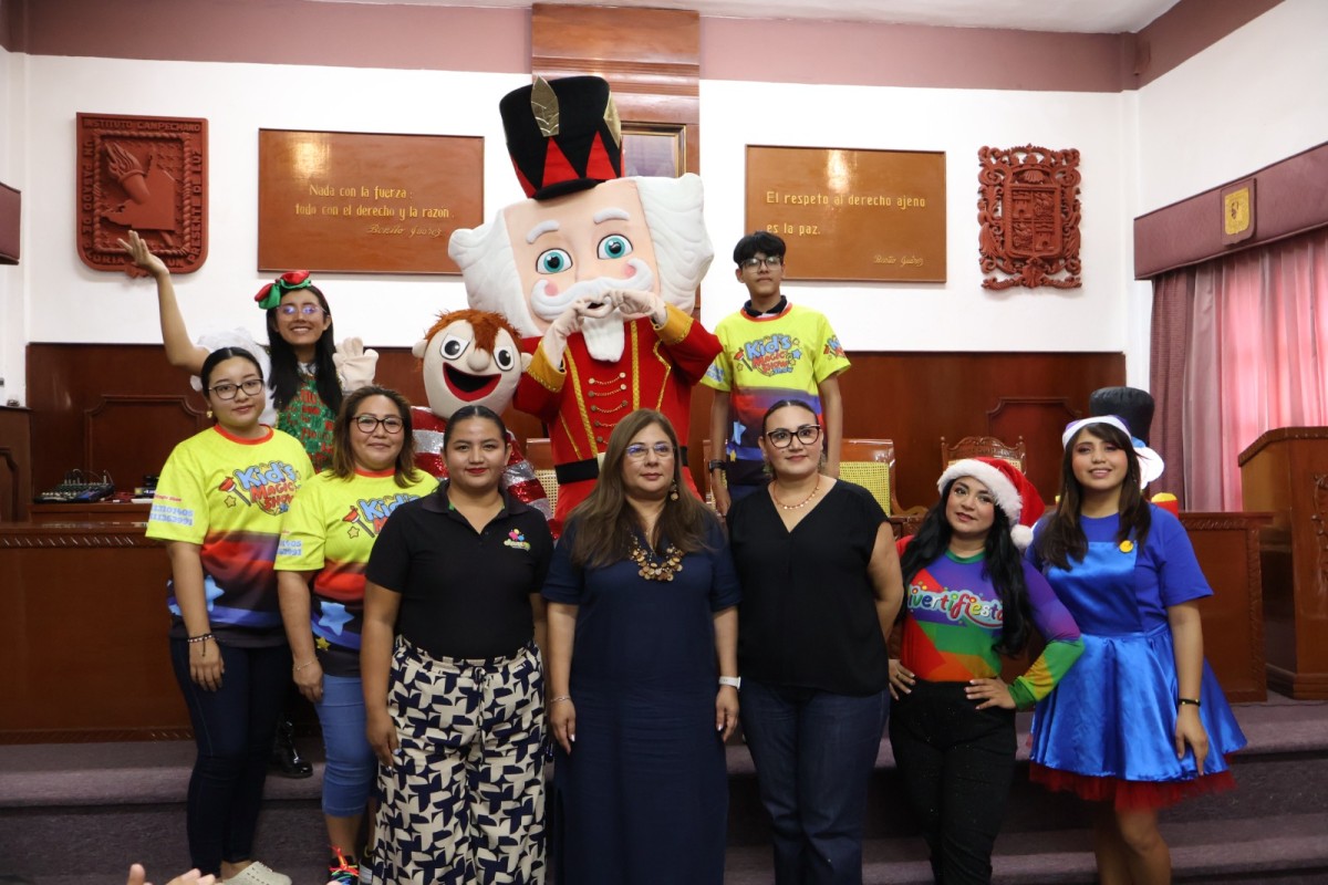 Presenta Instituto Campechano el desfile navideño “Mágica Navidad 2025”; en coordinación con el Show infantil Animakinds e instituciones estatales.